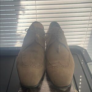 Men's Brown Suede Dress Shoes